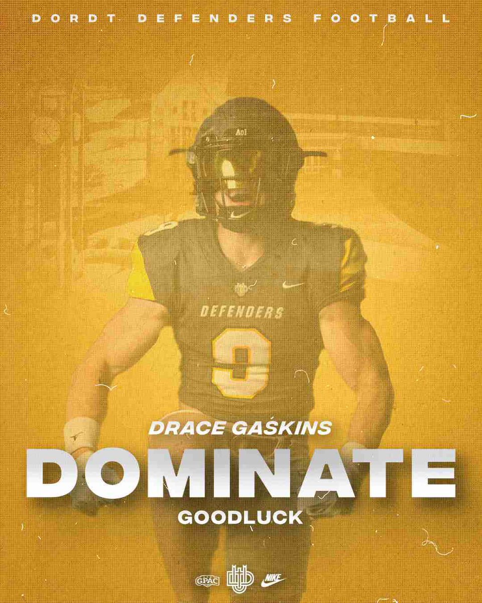 Drace Gaskins (@dracegaskins) on Twitter photo Thank you for the support <a href="/DordtFB/">Dordt Football</a> Thank you for the support <a href="/DordtFB/">Dordt Football</a>