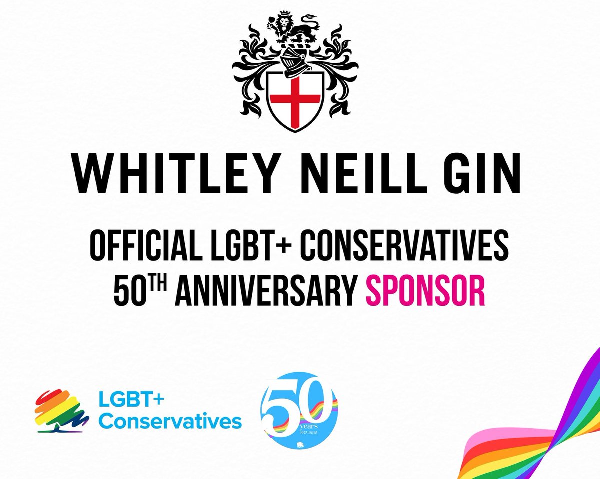 LGBT+ Conservatives (@lgbtcons) on Twitter photo Press Release: Whitley Neill Gin to be official sponsor of the <a href="/LGBTCons/">LGBT+ Conservatives</a> 50 Year Anniversary.
Read more here 👇
We also have 2 x bottles of Whitley Neill Gin, signed by a very senior <a href="/Conservatives/">Conservatives</a>, to give away too. Just like and share this post to be entered into the raffles. Press Release: Whitley Neill Gin to be official sponsor of the <a href="/LGBTCons/">LGBT+ Conservatives</a> 50 Year Anniversary.
Read more here 👇
We also have 2 x bottles of Whitley Neill Gin, signed by a very senior <a href="/Conservatives/">Conservatives</a>, to give away too. Just like and share this post to be entered into the raffles.