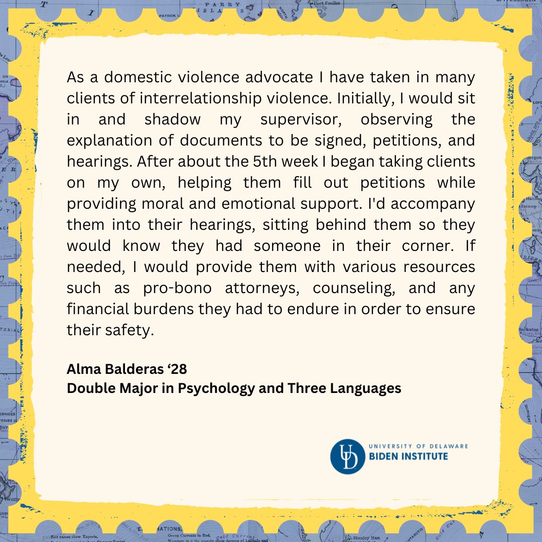 Our final summer postcard is from Alma Balderas, who interned with CHILD, Inc!  

CHILD, Inc. provides prevention, intervention, and treatment programs to children and families in Delaware. 

#BISummerIntern