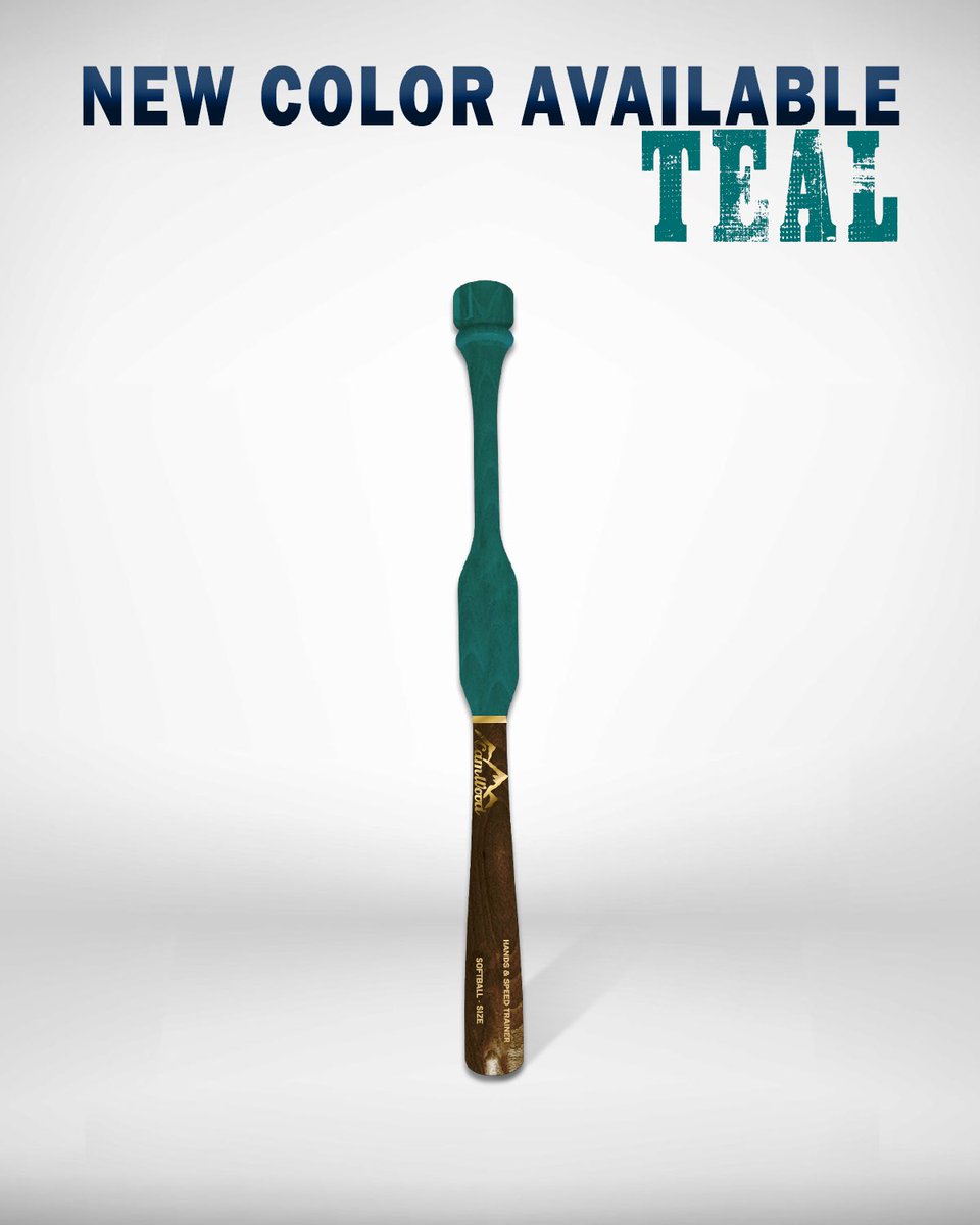 CamWoodBats's tweet image. New TEAL color now available on our custom bats and trainers! This is a color you’ve been asking for, and it’s finally here. We can’t wait to see what you create!

#newcolor #teal #baseballbats #softball #trainers #gamebats