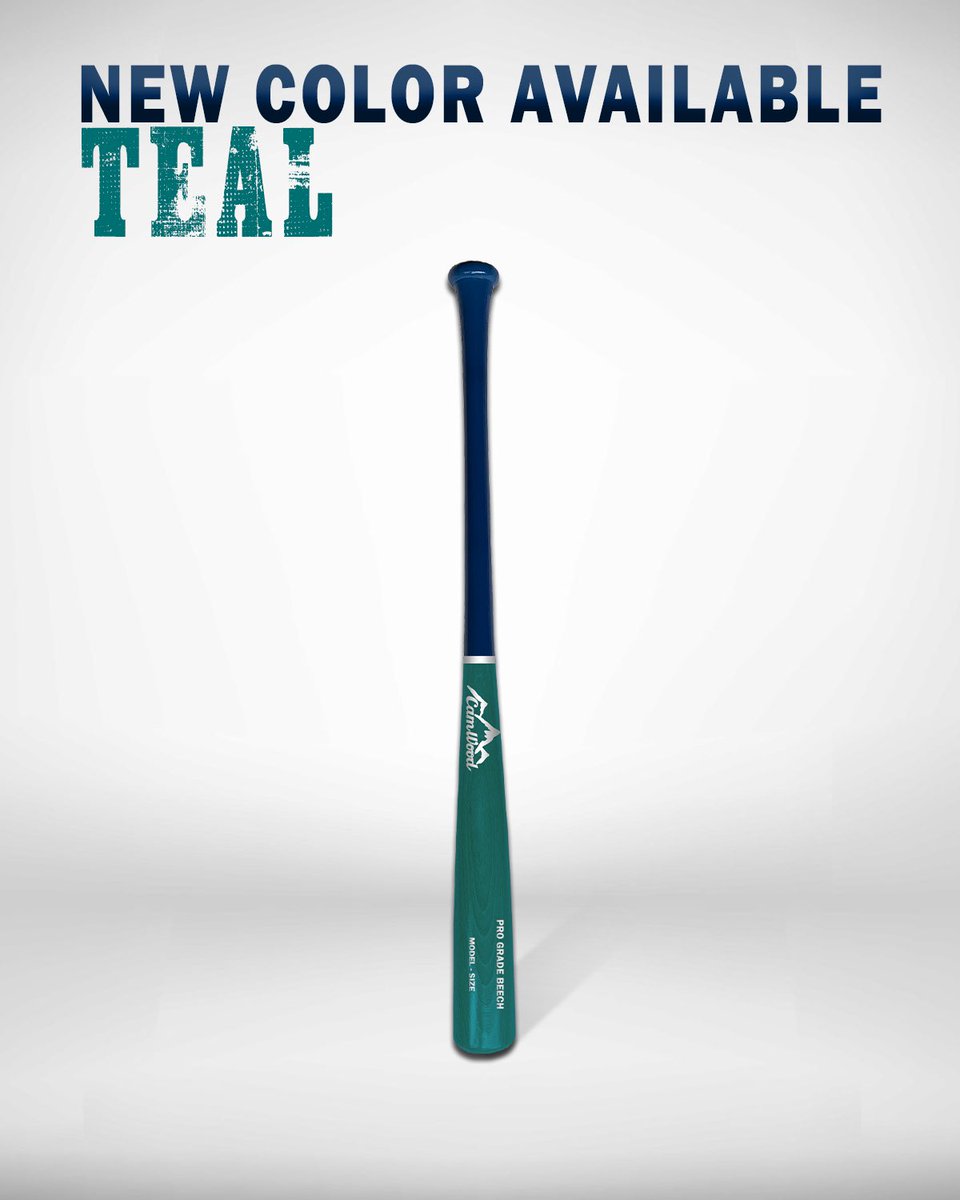 CamWoodBats's tweet image. New TEAL color now available on our custom bats and trainers! This is a color you’ve been asking for, and it’s finally here. We can’t wait to see what you create!

#newcolor #teal #baseballbats #softball #trainers #gamebats