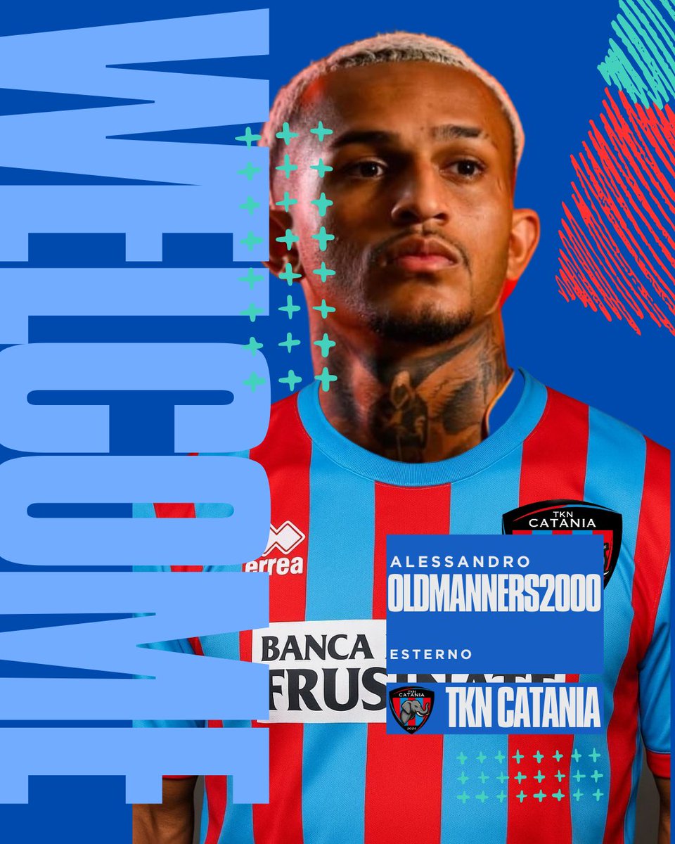 TKN Royal (@tkn_royal) on Twitter photo Ulteriore acquisto in casa rossazzurra. Si aggiunge ai nostri ranghi <a href="/OManners2000/">OldManners2000</a>, Esterno tutta fascia capace di fare bene entrambe le fasi. Persona matura dentro e fuori dal campo, siamo certi che sarà capace di dare un aiuto importante al nostro progetto. Benvenuto 🔴🐘🔵 Ulteriore acquisto in casa rossazzurra. Si aggiunge ai nostri ranghi <a href="/OManners2000/">OldManners2000</a>, Esterno tutta fascia capace di fare bene entrambe le fasi. Persona matura dentro e fuori dal campo, siamo certi che sarà capace di dare un aiuto importante al nostro progetto. Benvenuto 🔴🐘🔵