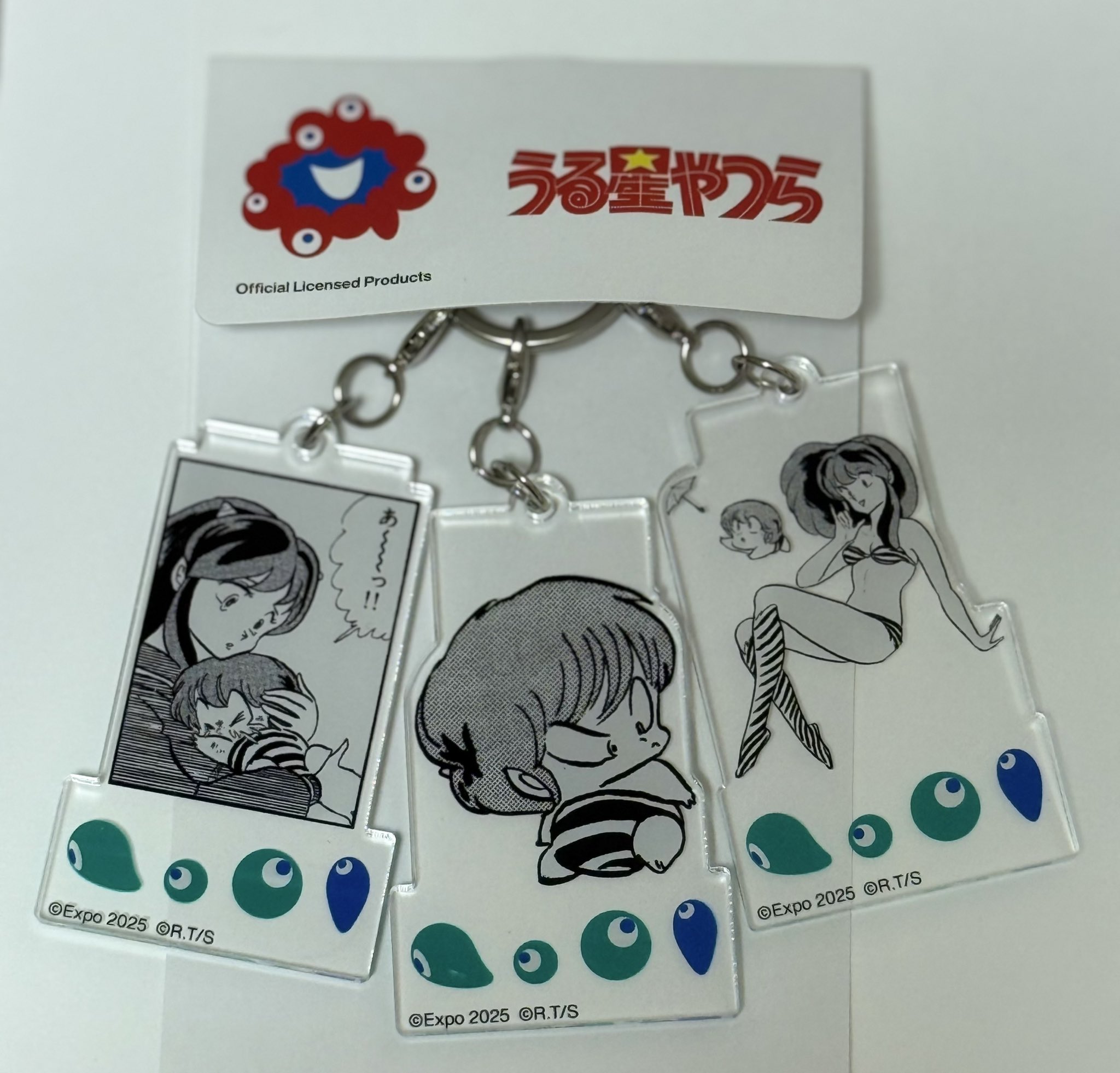 うる星やつら 大阪万博限定 アクキー 3点セット 大阪万博 うる星やつら ラムちゃん 3連アクリルキーホルダーの