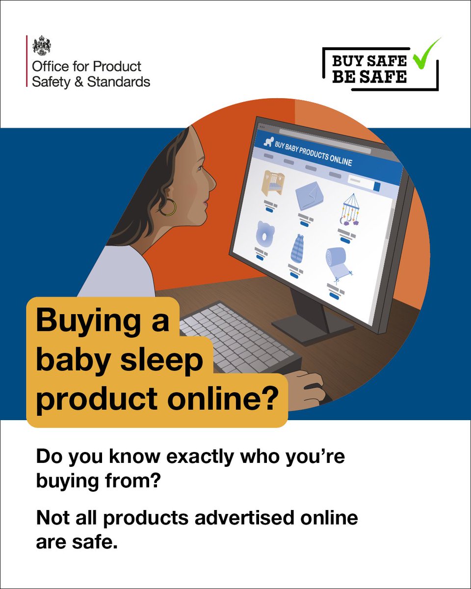 Always check who you are buying from when buying a baby sleep product online.

You could be buying from a third-party seller and not the online platform itself.