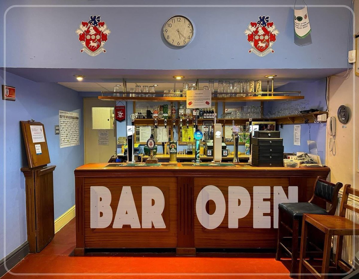 🍻⚽ It’s Foley’s Friday! ⚽🍻

The bar is open tonight from 5pm,  drinks flowing, banter guaranteed, and Foley serving up his mystery menu special (we’ll let you decide if that’s a good thing or not 😅).

Clipboard in hand for the 100 Club &amp; Bonus Ball 💷 … so no excuses!

🔥