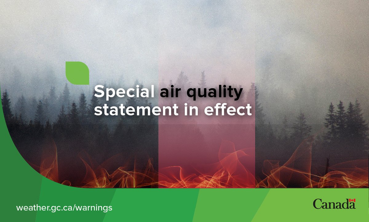 ECCCWeatherNB's tweet image. ⚠️ Southerly winds have kicked up and are bringing wildfire smoke into areas near the Fundy shores. #NBStorm ow.ly/nIlQ50WOcOr