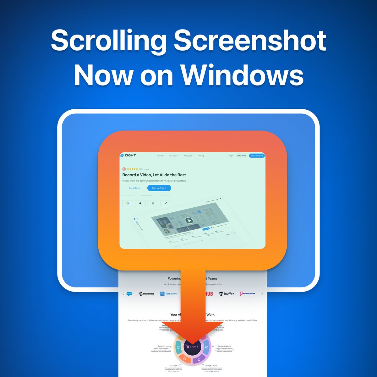 ZightApp's tweet image. We have some exciting news…Scrolling Screenshot is now available in Windows version 8.1.0! 

Capture entire webpages, documents, or conversations in one screenshot.

What’s the first thing you’ll capture with Scrolling Screenshot?

#NewFeature #WindowsRelease
