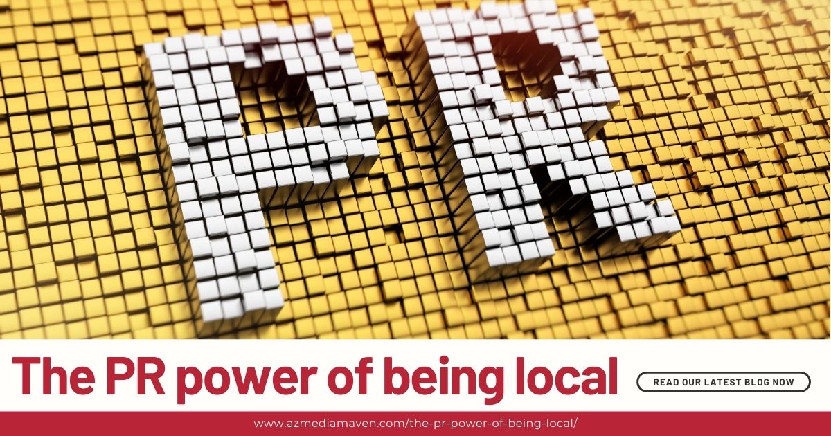 📣 Never underestimate the impact of your local community. Our latest blog shares why being local can be your PR superpower. Check out our blog on why #earnedmedia can be so powerful.

🔗azmediamaven.com/the-pr-power-o…

#LocalPR #SmallBusinessMarketing #AZMediaMaven
