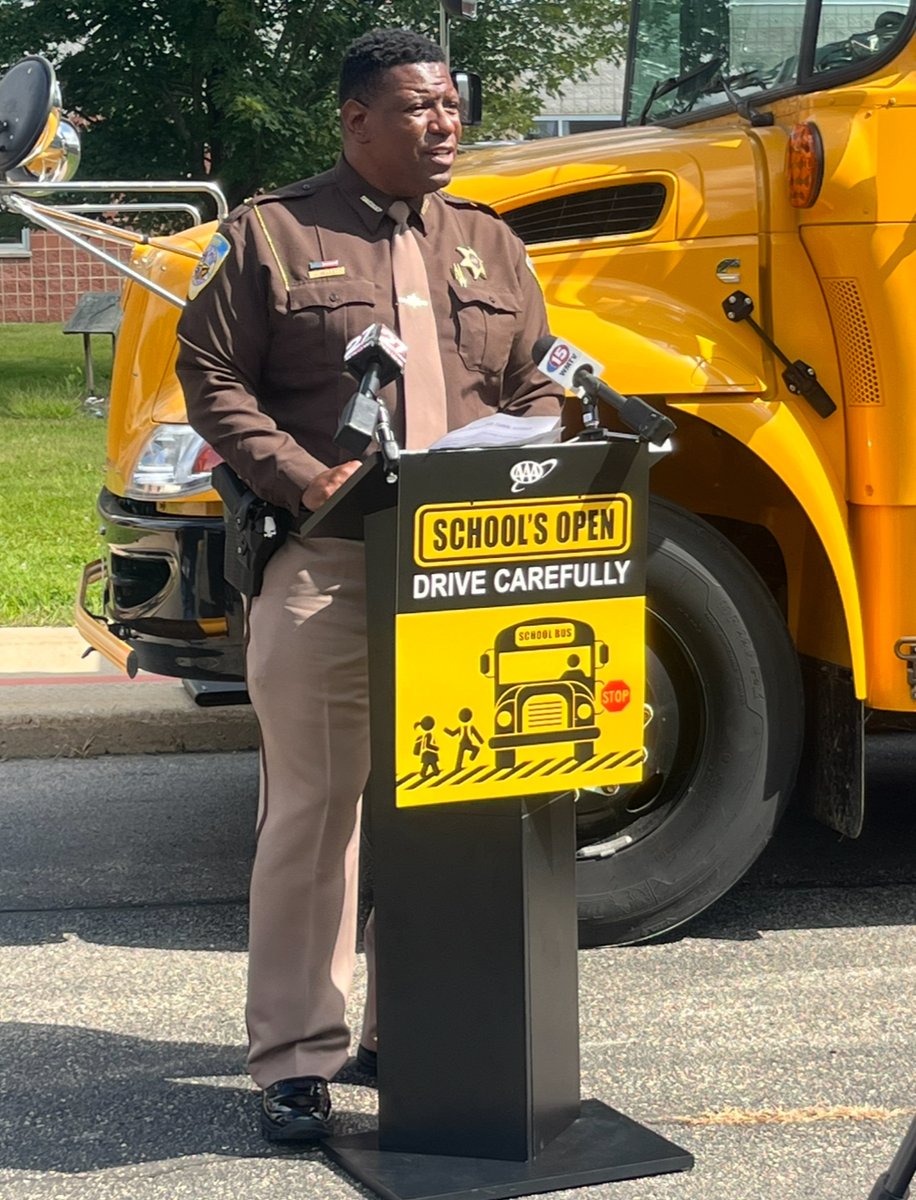 We were honored to partner with the <a href="/DaneSheriff/">Dane County Sheriff’s Office</a>, <a href="/GORiteway/">GO Riteway Transportation Group</a>, and <a href="/DPS109/">Deerfield Dist. 109</a> as part of our "School's Open, Drive Carefully" campaign. Please be vigilant and help us ensure that students stay safe on their way to and from school this year!