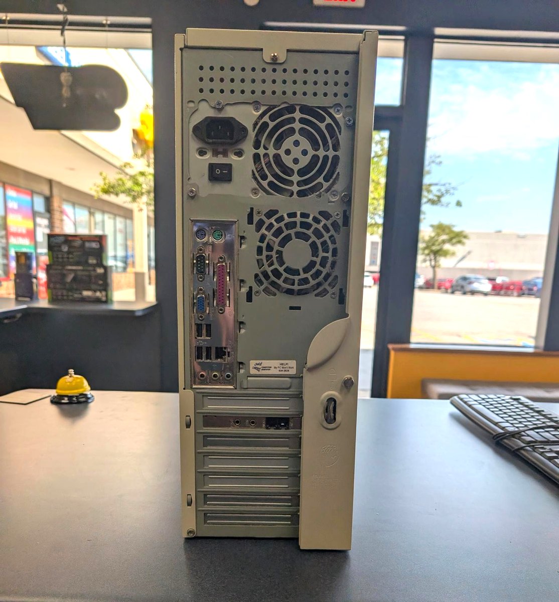 helpmypc's tweet photo. 20 years later—and this QCPC still stands! 💻
Customer bought it new, and it still has our original logo on the case.
We’re honored by the loyalty. Here’s to decades of trust and tech.
#QCPC #TechThrowback #CustomerLoyalty #VintagePC https://t.co/cN3qoC4omz