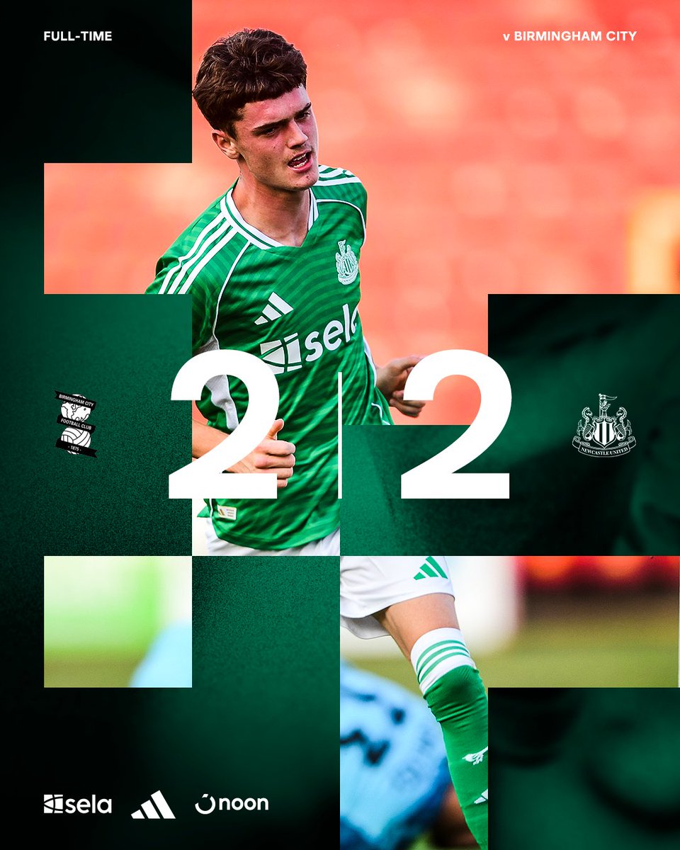 NUFC's tweet photo. Sean Neave scores a late leveller and Charlie McArthur was also on the scoresheet as it finishes level at the Knighthead Performance Centre 🤝 https://t.co/SaeX5yaRGc