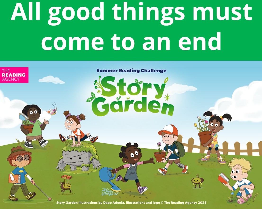 cwaclibraries's tweet photo. The Summer Reading Challenge ends on Sunday 7 September, which is also the last date for being entered into the prize draws. But if you can't get into a library by then, don't worry, just come in at any point during September to get your certificate, medal or sticker. https://t.co/7N386W5rOr