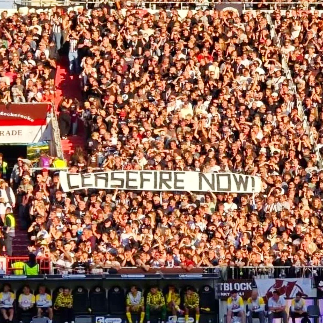 Football is Resistance 

Around the world, football fans continue to stand up for Palestine.

1. Celtic - Scotland
2. Livorno - Italy
3. Marseille - France 
4. St. Pauli - Germany
