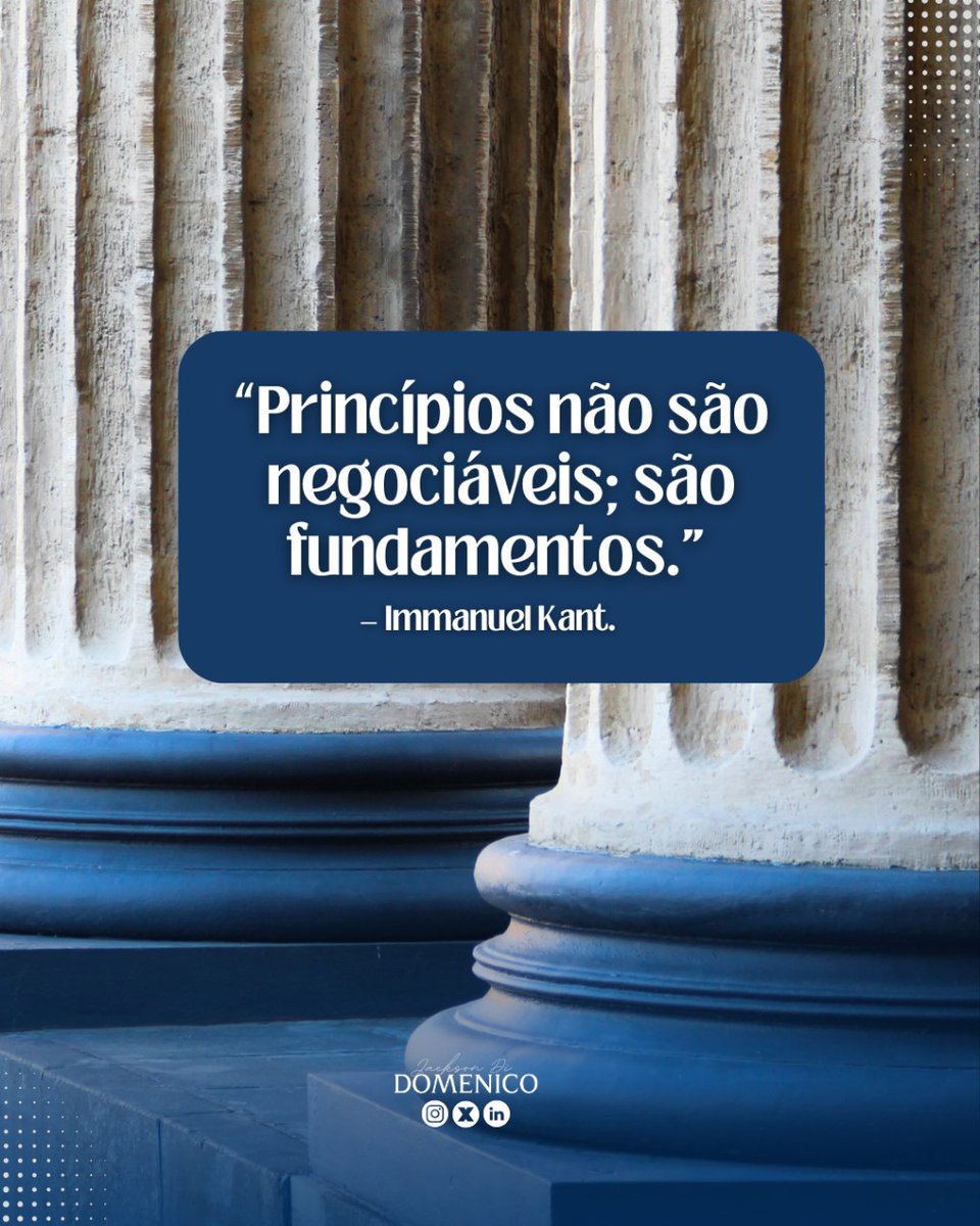 JacksonDomenico's tweet photo. São os princípios que sustentam nossas escolhas e direcionam nossos passos. 

Quando firmados em bases sólidas, tornam-se a verdadeira força que nos mantém de pé diante de qualquer desafio. 🎯

Desejo a você um excelente sexta-feira!

#Valores #Integridade 
#Fundamentos https://t.co/ZkmLkxtEKS