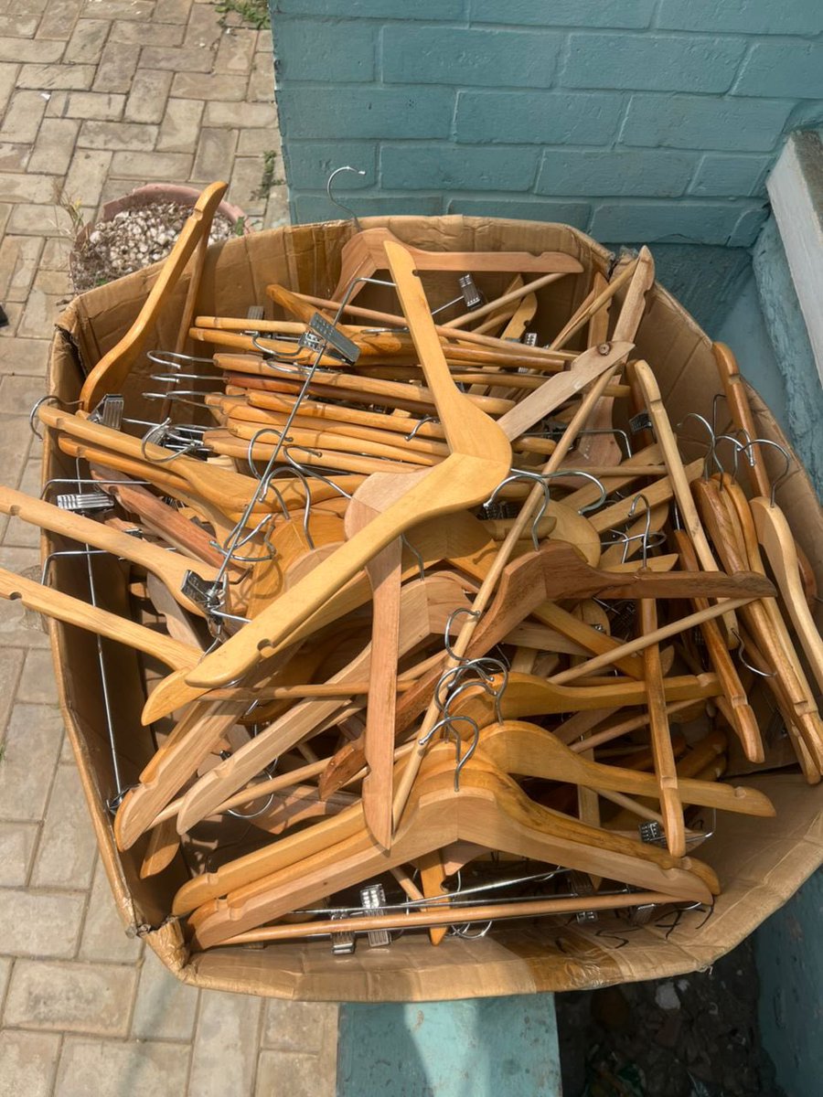 Clothing hanger 
900 naira each 
152 pcs in total
Ilorin