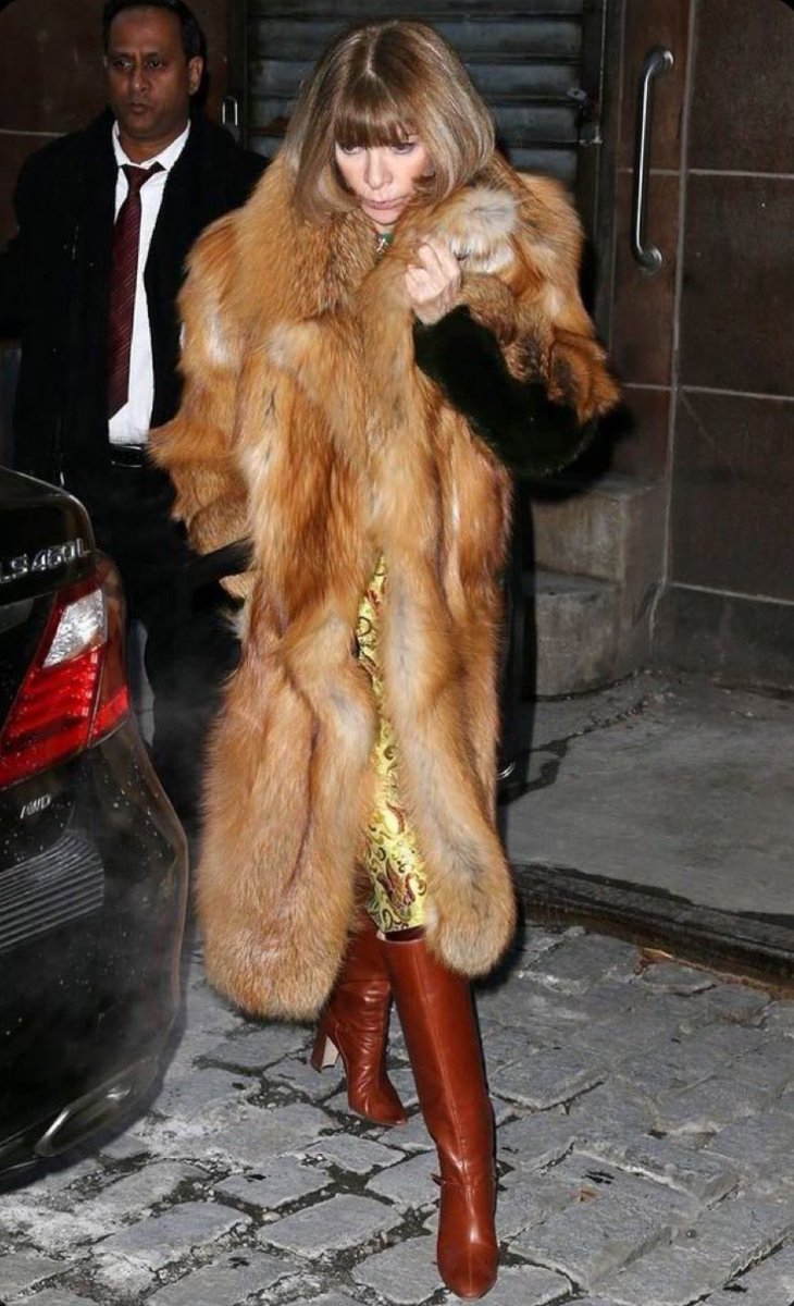 we_are_fur's tweet image. From Carpenter to Wintour, these moments prove natural fur is more than style — it’s sustainable, renewable fashion. 📸 ✨

Follow @wearefur for the latest fur news &amp;amp; trends 

📸 @wearefur @Pinterest 

#Celebrities #paparazzi #Vintage #Naturalfur #Furmark #wearefur #iff