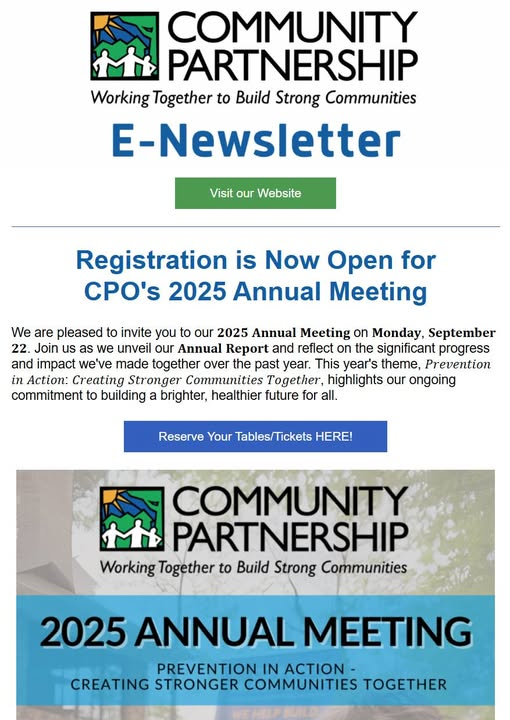 𝐇𝐎𝐓 𝐎𝐅𝐅 𝐓𝐇𝐄 𝐏𝐑𝐄𝐒𝐒! 🗞️ Our Monthly E-Newsletter is now available: conta.cc/45DYT1e  
A great way to stay up-to-date on what's happening at CPO! Sign up to receive straight to your inbox every month by clicking -- "𝗝𝗼𝗶𝗻 𝗢𝘂𝗿 𝗘𝗺𝗮𝗶𝗹 𝗟𝗶𝘀𝘁" #CPOzarks