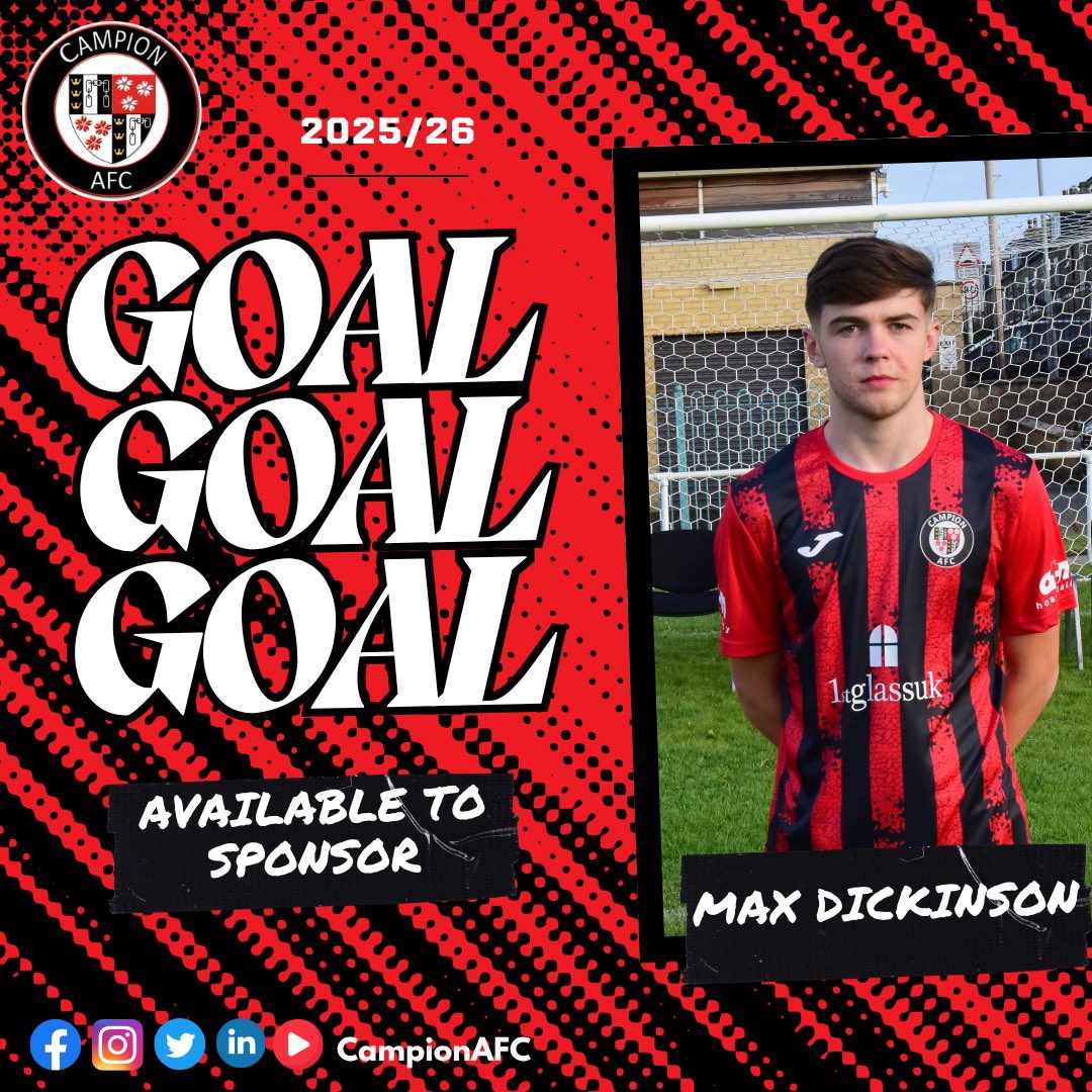 ⚽ GOAL! | 87’
HAT-TRICK HERO! 🎩🔥
Max Dickinson bags his third of the night, heading home after brilliant work from Sykes and Mitchell!

Campion 4–1 Eccleshill

#WeAreCampion | #NCEL | #CAMPvECC