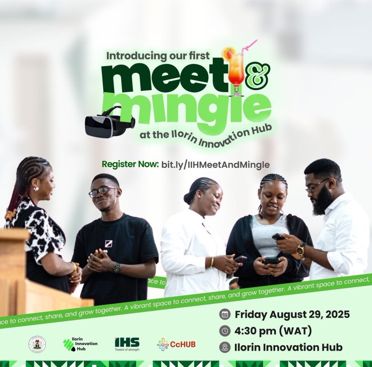 D_website_guy's tweet photo. ✨ Had a great time at the Meet &amp; Mingle hosted at @IlorinHub in partnership with @Cc_HUB Today. It was not just fun, but also an amazing opportunity to connect, share ideas, and network with like-minded people. 🚀💡 https://t.co/b51ksvyg3F