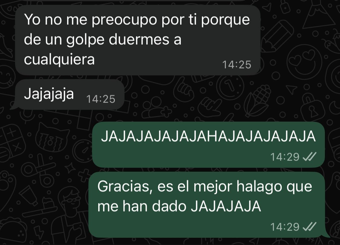 Mi mejor amigo sabe que no es necesario andarme protegiendo en el concierto xd