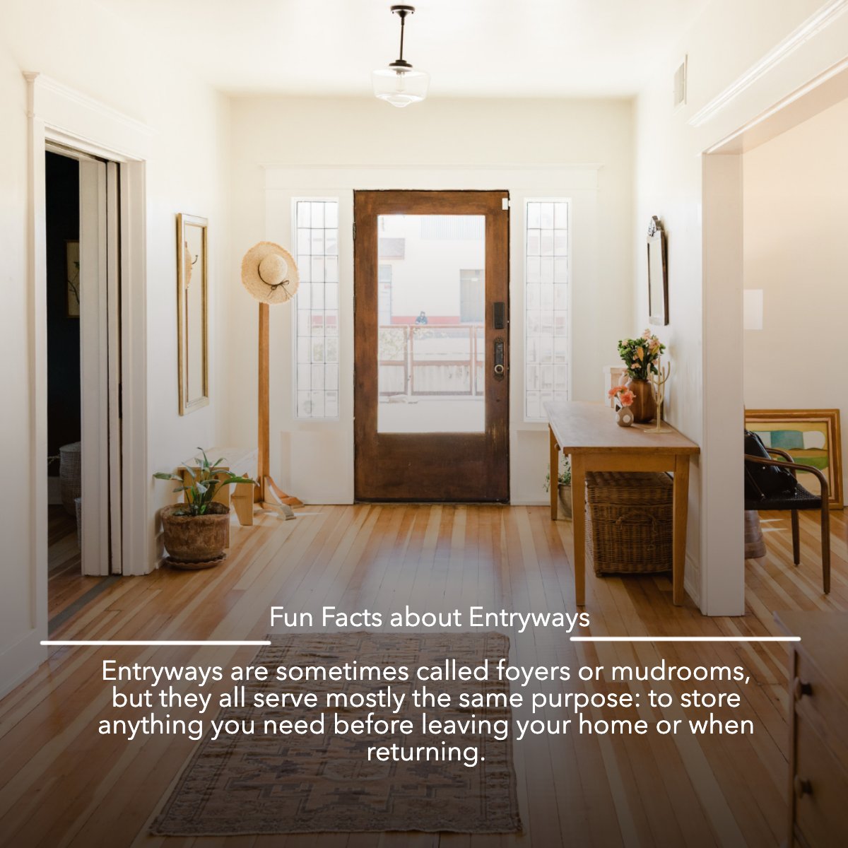 blperry18's tweet image. What essentials do you keep in your entryway? 🏡

Share with us in the comments below!

#EntrywayEssentials #HomeOrganization #EntrywayDecor #HomeDesign