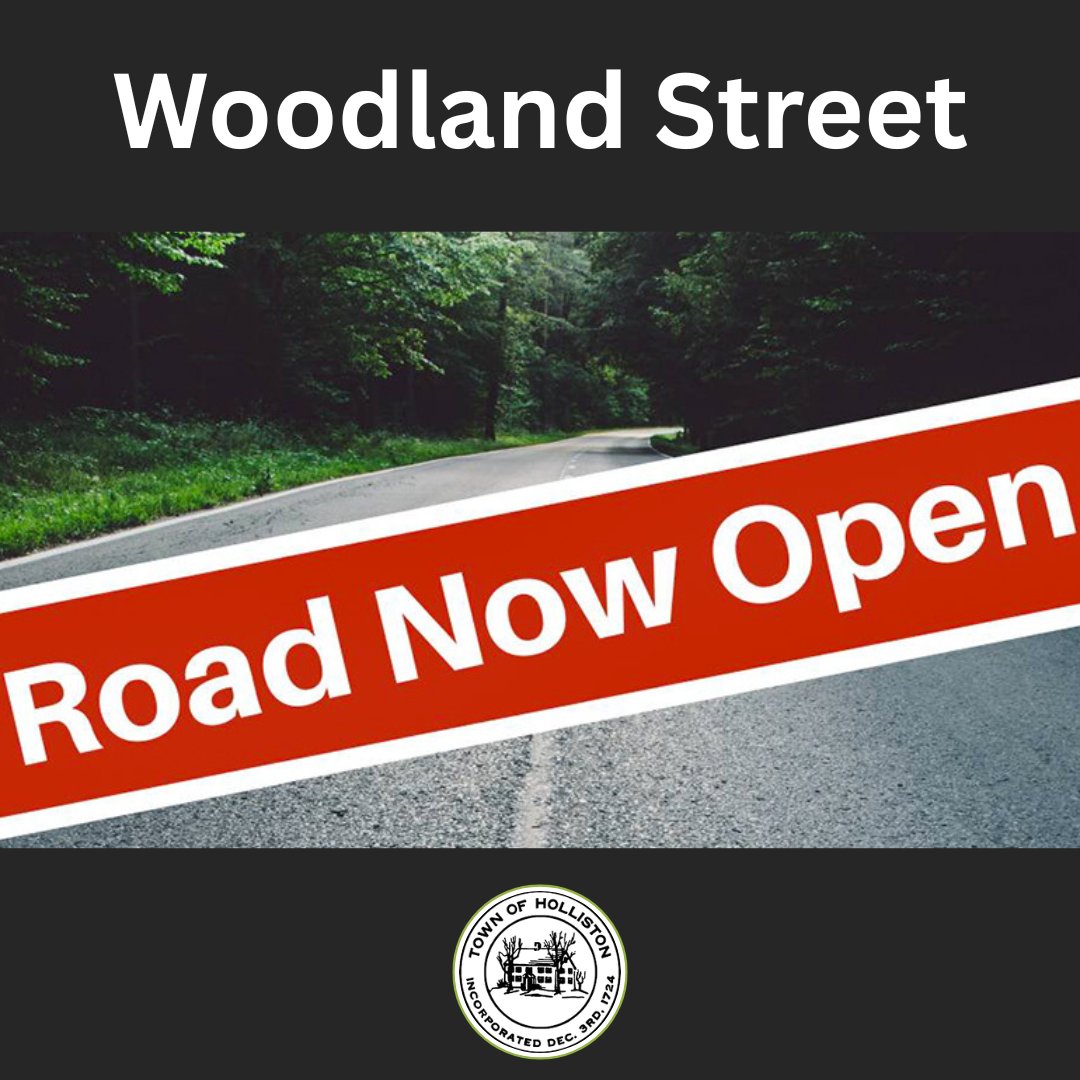 After 2.5 years and significant infrastructure improvements to the bridge and dam between Factory Pond and the Bogastow Brook Viaduct (8-Arch Bridge), as of 3:45 PM on Friday, August 29, 2025, Woodland Street is officially 𝗥𝗘𝗢𝗣𝗘𝗡𝗘𝗗 to two-way vehicular traffic! 🎉