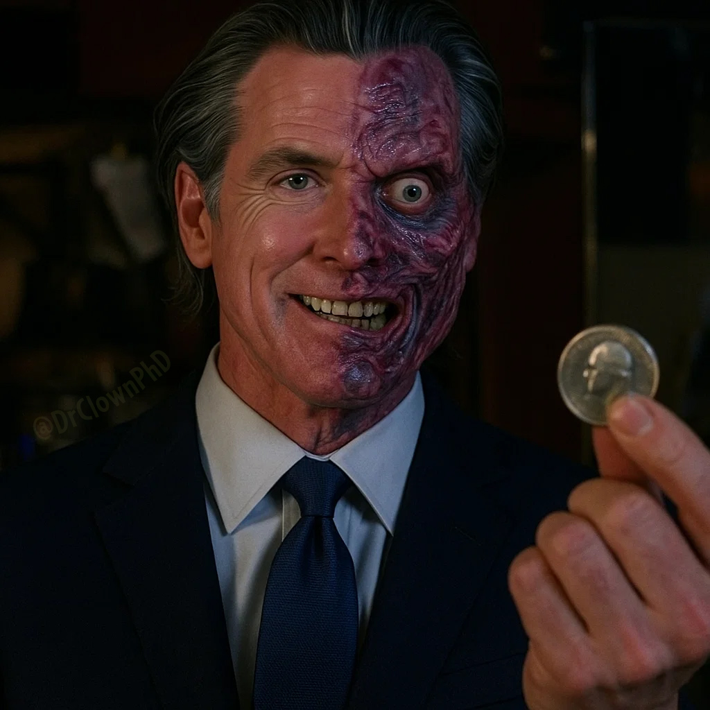This might be the most accurate version of Gavin Newsom.