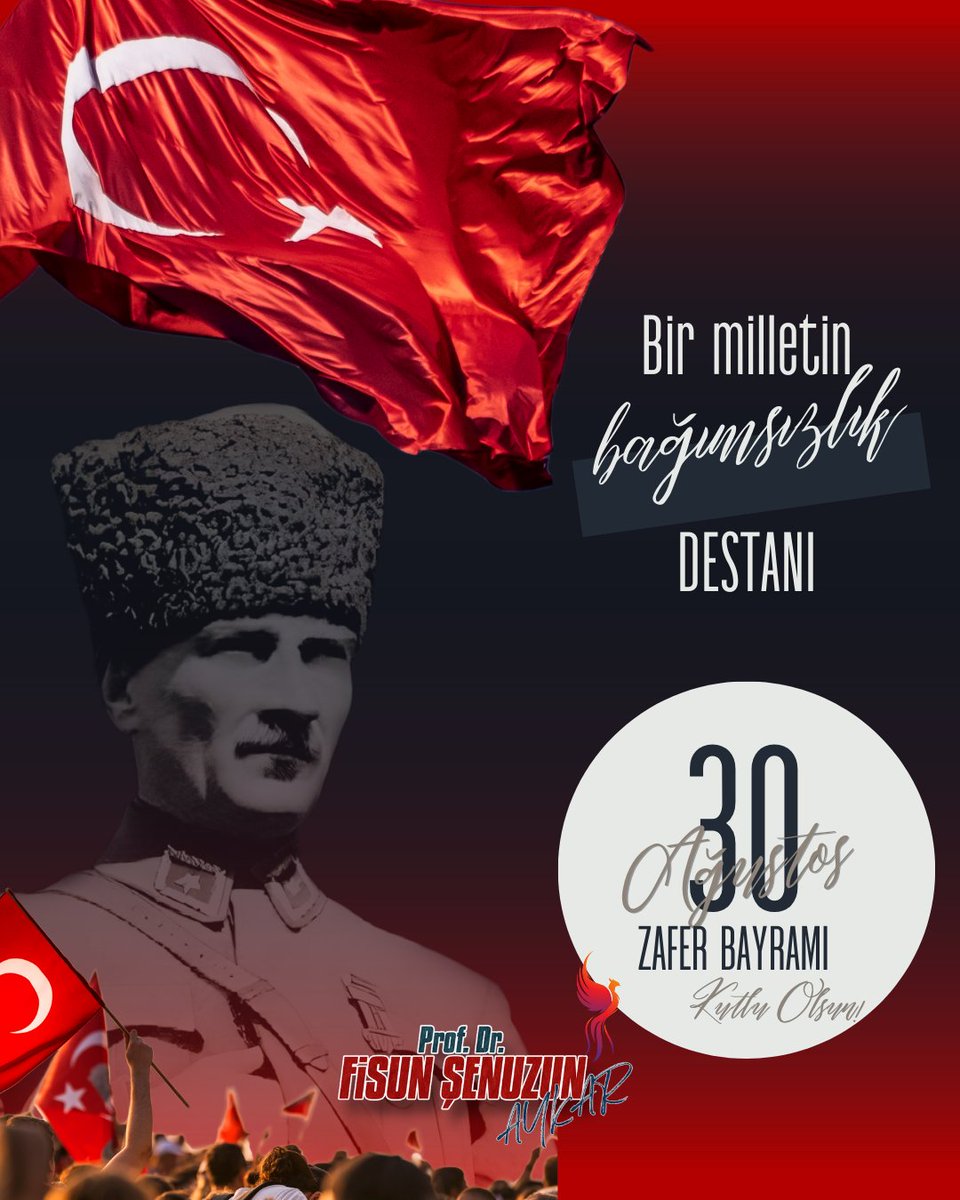 30 Ağustos Zafer Bayramı, Bir Milletin Bağımsızlık Destanıdır...
Her milletin tarihinde, bağımsızlık mücadelesini ve ulusal kimliğini pekiştiren dönüm noktaları vardır. Türk milleti için bu dönüm noktalarından biri de hiç şüphesiz 30 Ağustos 1922'de kazanılan büyük zaferdir.