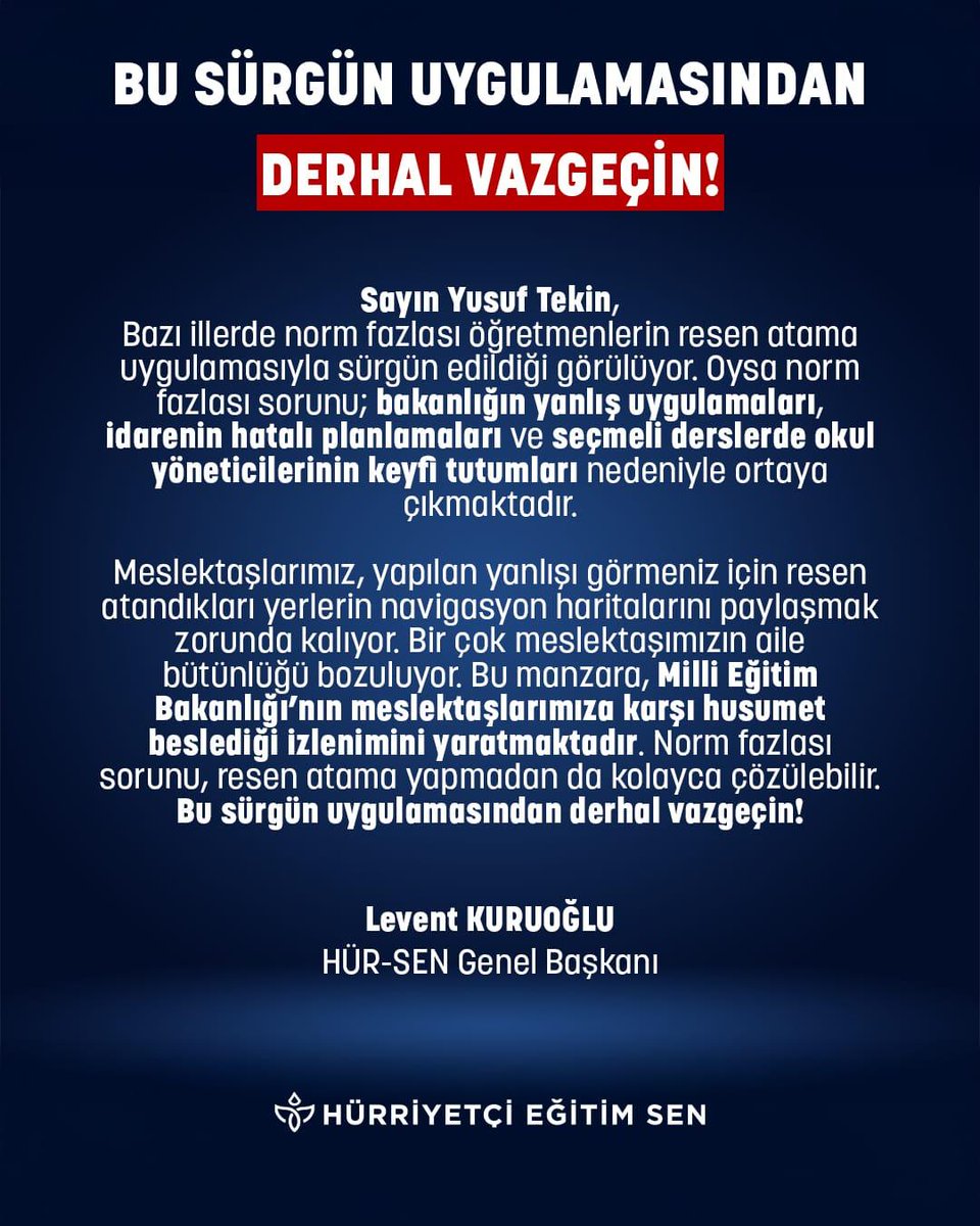 #ResenÖğretmeneZulümdür