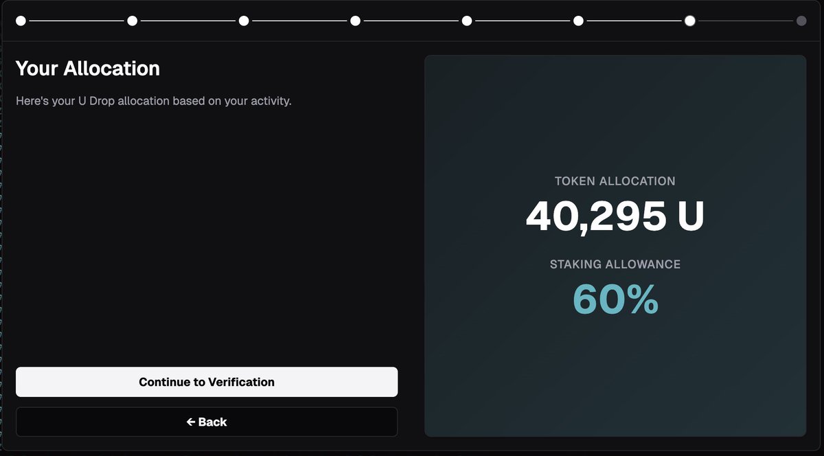 Eligible for 40,295 $U token. Thanks to the <a href="/union_build/">Union</a> team. Launch at $1 🙂‍↔️

#zkgm