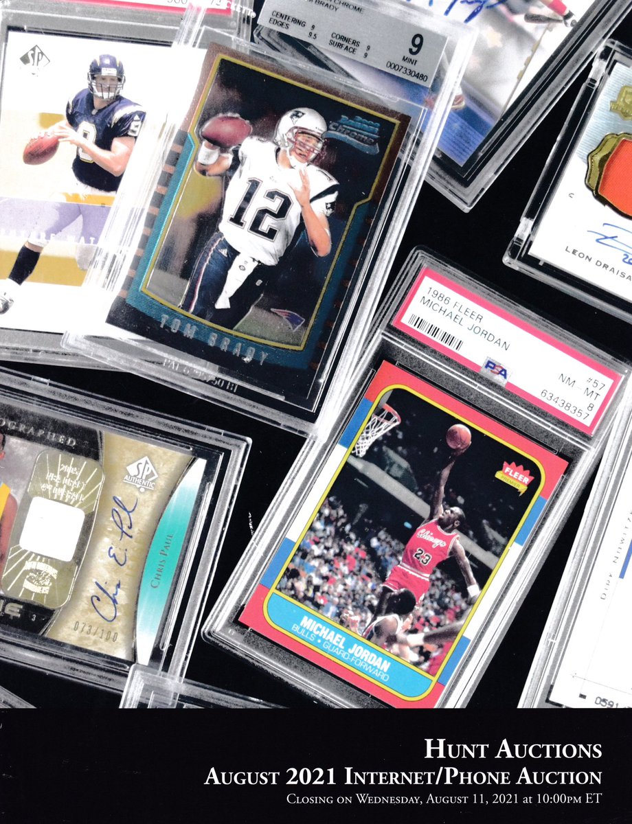 Hunt Auctions Catalog
August 2021
#Jumpman #AirJordan #MichaelJordan #Jordan #Mj #ChicagoBulls #Chicago #Bulls #NBA #Mj23Covers