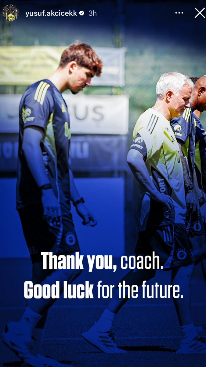MourinhoPics's tweet image. Farewell messages to Jose Mourinho from the Fenerbahce players.
