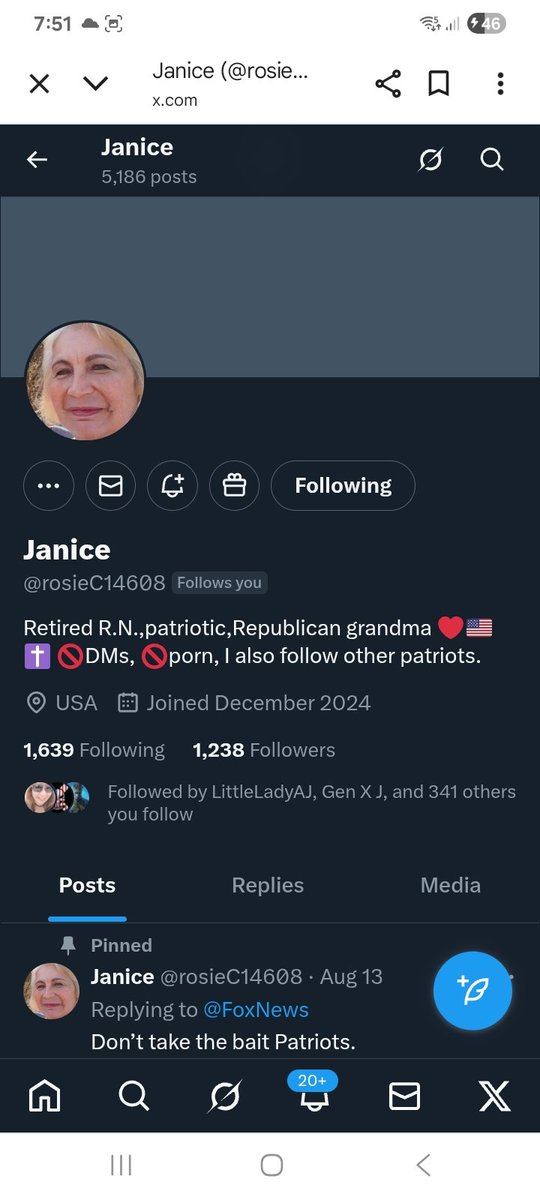 Can we get these patriots some more friends, they do FB 
<a href="/rosieC14608/">Janice</a> 
<a href="/kimerrzz22/">America 🇺🇲❤️🇺🇲</a> 
F&amp;R 💪🫶👊💥💯🇺🇸