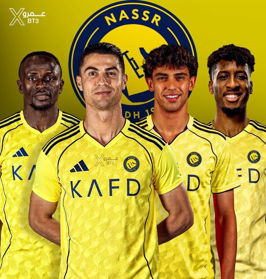 ألف مبرووووك ياعالمين 💙💛💙💛 #النصر_التعاون