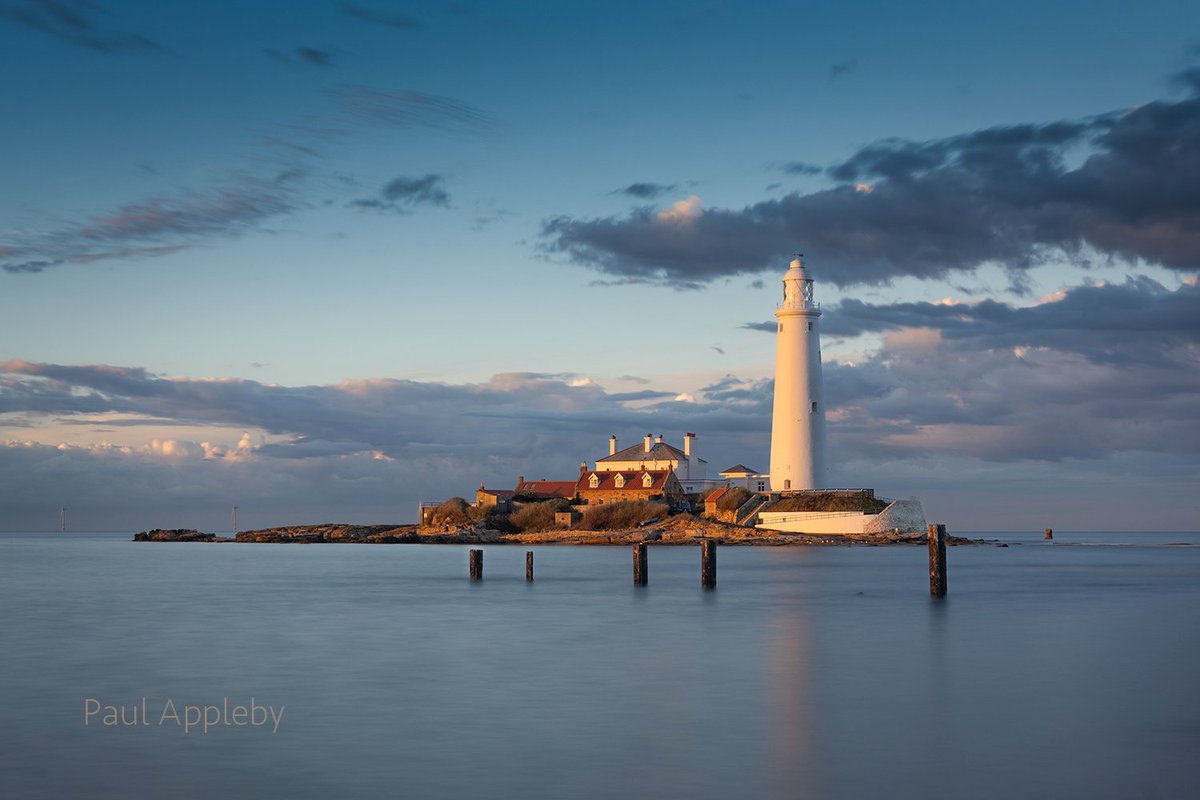 Lovely light on St. Mary's this evening ...