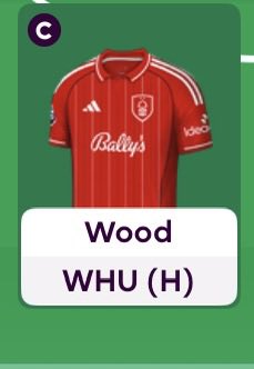 CAPTAINCY HAS BEEN LOCKED 🚨🚨 

West Ham has been terrible to start the season and with an on a fire Chris Wood at the tip of the Nottingham forest attack plenty of goals will be scored.
