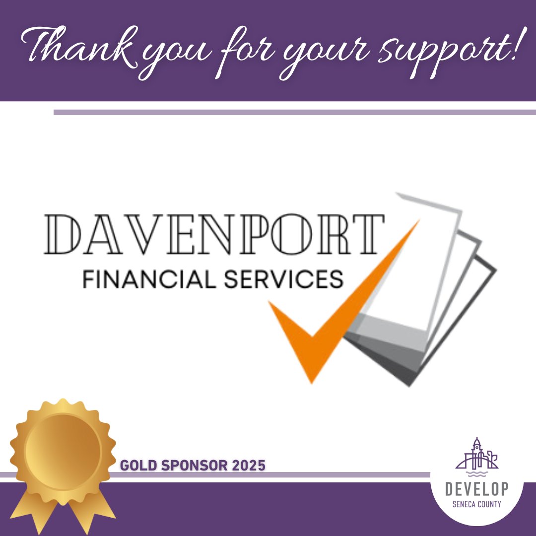 The Chamber could not accomplish its mission without the incredible support of its members. Our member spotlight is on Davenport Financial Services!

For a full list of all of our generous sponsors, visit SenecaRegionalChamber.com/Sponsors.