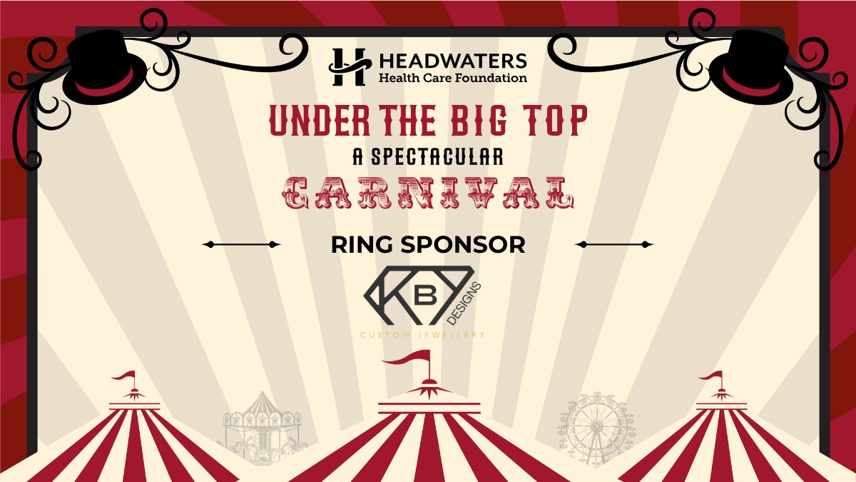 We are thrilled to have Kirkby Designs providing a beautiful, custom made ring for our Jewellery Raffle at the 26th Annual Headwaters Gala! This generous gift helps us raise much needed funds for Headwaters Health Care Centre, and we are so thankful to have your support!