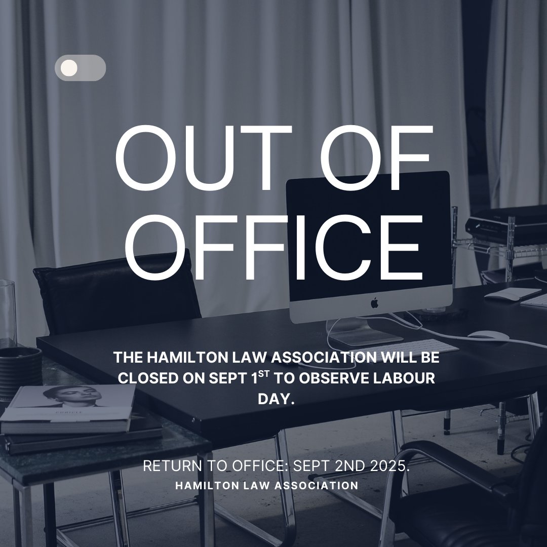 The HLA will be closed on Monday September 1st 2025 for Labour Day. 

We will return to office on Tuesday, September 2nd 2025 with regular hours 8:00 am to 4:00 pn.