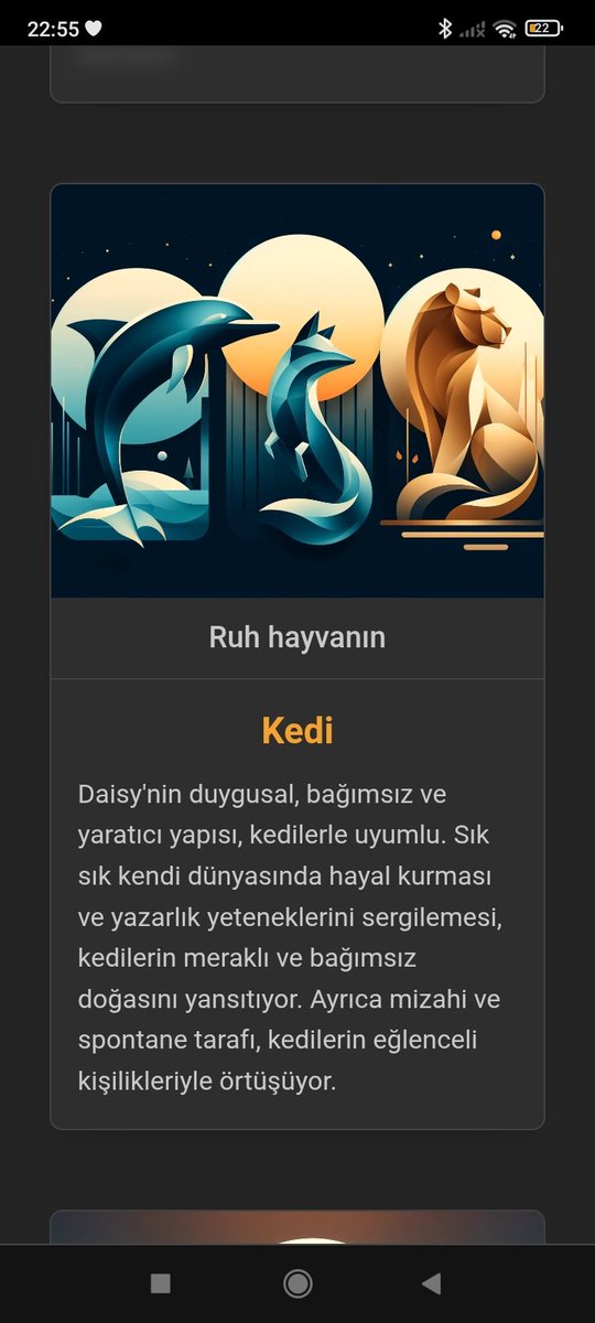 En azından bildi???