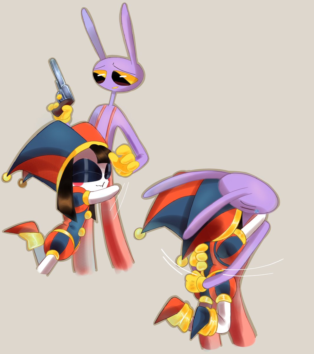 🍑💨
#TADC #TheAmazingDigitalCircus #funnybunny #JaxxPomni