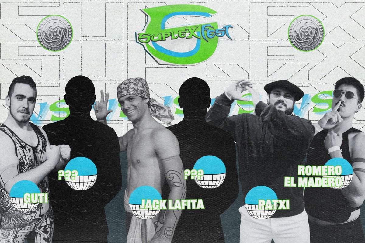 ¿Quién será el SUPERVIVIENTE DE HIERRO?

🐂 GUTI 🐂 vs 🏴‍☠️ JACK LAFITA 🏴‍☠️ vs 🪨 PATXI 🪨 vs 🇪🇸 ROMERO 🇪🇸 vs ??? vs ???

Otra estela estará en juego en Suplex-Fest, apareciendo, de manera caprichosa, en otro combate caótico y nunca visto antes en NCW.
