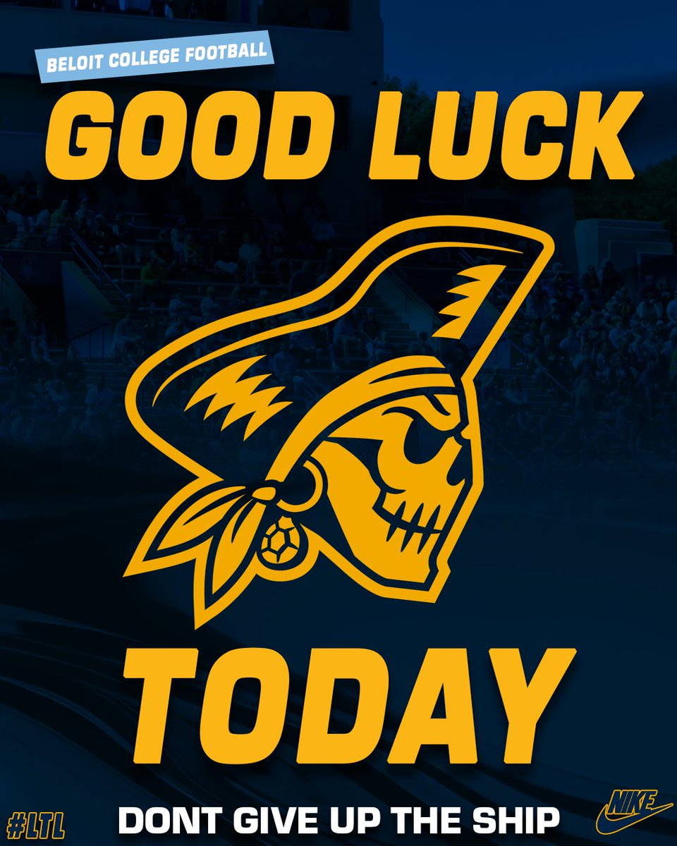 Thanks for the love <a href="/BeloitBucsFB/">BeloitBucsFootball</a>! 🤞🏼
