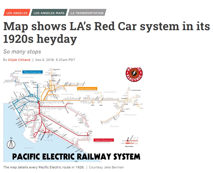 If SB 79 becomes law in California, entitling developers to buy a single-family home within one-half mile of a "transit stop" and put up a 7-story apartment building on that same lot "by right," we may find out how fast public opinion can turn. The Red Car tracks were torn up.
