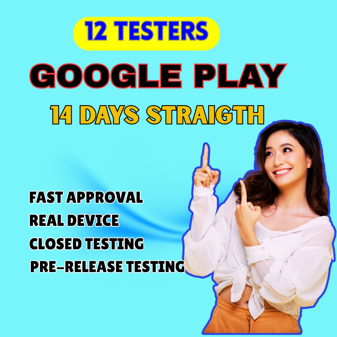 mst_repa's tweet image. Do you need Google Play testers, app testers, or testers for iOS and Android devices for your closed testing?
➡️ Visit Now: fiverr.com/s/xXLWkpB
#12testingservice
#12TestersGooglePlay
#GooglePlay
#SmackDown
#WalkerBuehle
