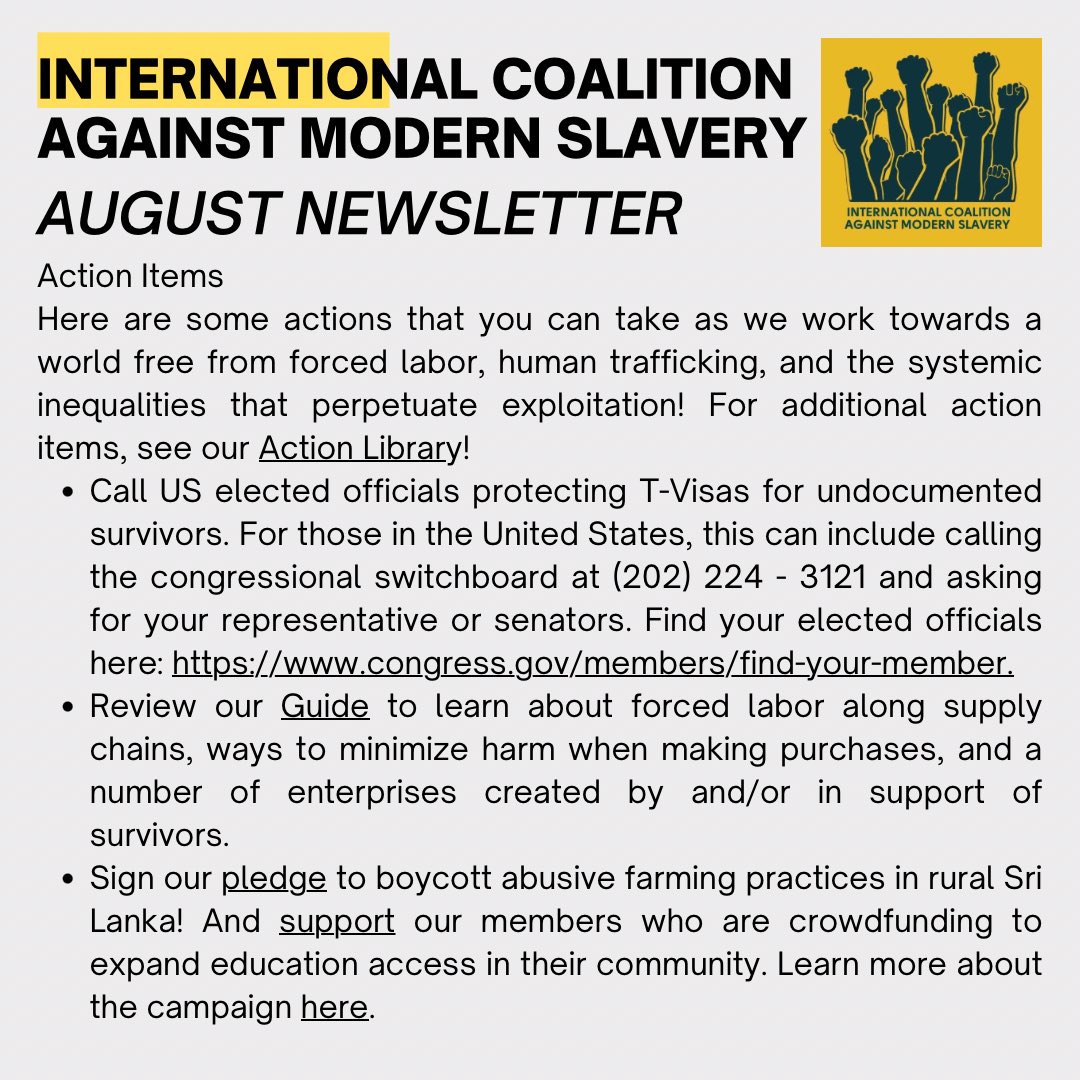 August newsletter: