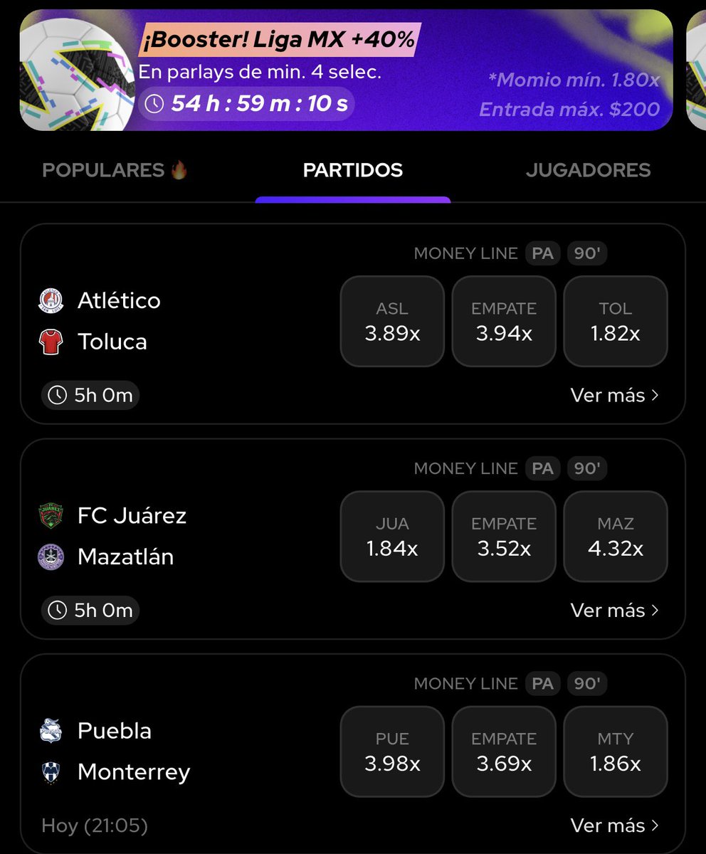 BernardoPicks's tweet image. DINÁMICA de VIERNES BOTANERO 🍻 

3 ganadores de $250 💰

Para participar tienes que hacer lo siguiente:
-Dar Like ♥️ y RT 🔁 
-Acertar resultado de los 3 partidos (ganador o empate) 
-Acertar si habrá over/under 8.5 entre los 3 partidos juntos 
-Seguirme en X (Twitter)
-Usar el…