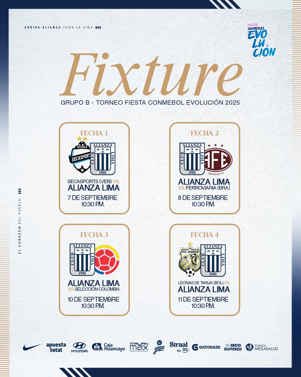 Alianza Lima Femenino (@alianzalimaff) on Twitter photo ๐ญ๐ฌ๐ช๐ฏ๐จ๐บ ๐ช๐ถ๐ต๐ญ๐ฐ๐น๐ด๐จ๐ซ๐จ๐บ. ๐๏ธ๐
Este es el ๐๐ข๐ฑ๐ญ๐ฎ๐ซ๐ ๐จ๐๐ข๐๐ข๐๐ฅ de nuestras chicas de la sub 16 que disputarรกn el ๐๐จ๐ซ๐ง๐๐จ ๐
๐ข๐๐ฌ๐ญ๐ ๐๐๐๐๐๐๐๐ ๐๐ฏ๐จ๐ฅ๐ฎ๐๐ข๐จฬ๐ง en Paraguay. ๐ต๐พ
ยก๐๐๐ฆ๐จ๐ฌ ๐๐ฅ๐ข๐๐ง๐ณ๐! ๐ ๐ญ๐ฌ๐ช๐ฏ๐จ๐บ ๐ช๐ถ๐ต๐ญ๐ฐ๐น๐ด๐จ๐ซ๐จ๐บ. ๐๏ธ๐
Este es el ๐๐ข๐ฑ๐ญ๐ฎ๐ซ๐ ๐จ๐๐ข๐๐ข๐๐ฅ de nuestras chicas de la sub 16 que disputarรกn el ๐๐จ๐ซ๐ง๐๐จ ๐
๐ข๐๐ฌ๐ญ๐ ๐๐๐๐๐๐๐๐ ๐๐ฏ๐จ๐ฅ๐ฎ๐๐ข๐จฬ๐ง en Paraguay. ๐ต๐พ
ยก๐๐๐ฆ๐จ๐ฌ ๐๐ฅ๐ข๐๐ง๐ณ๐! ๐