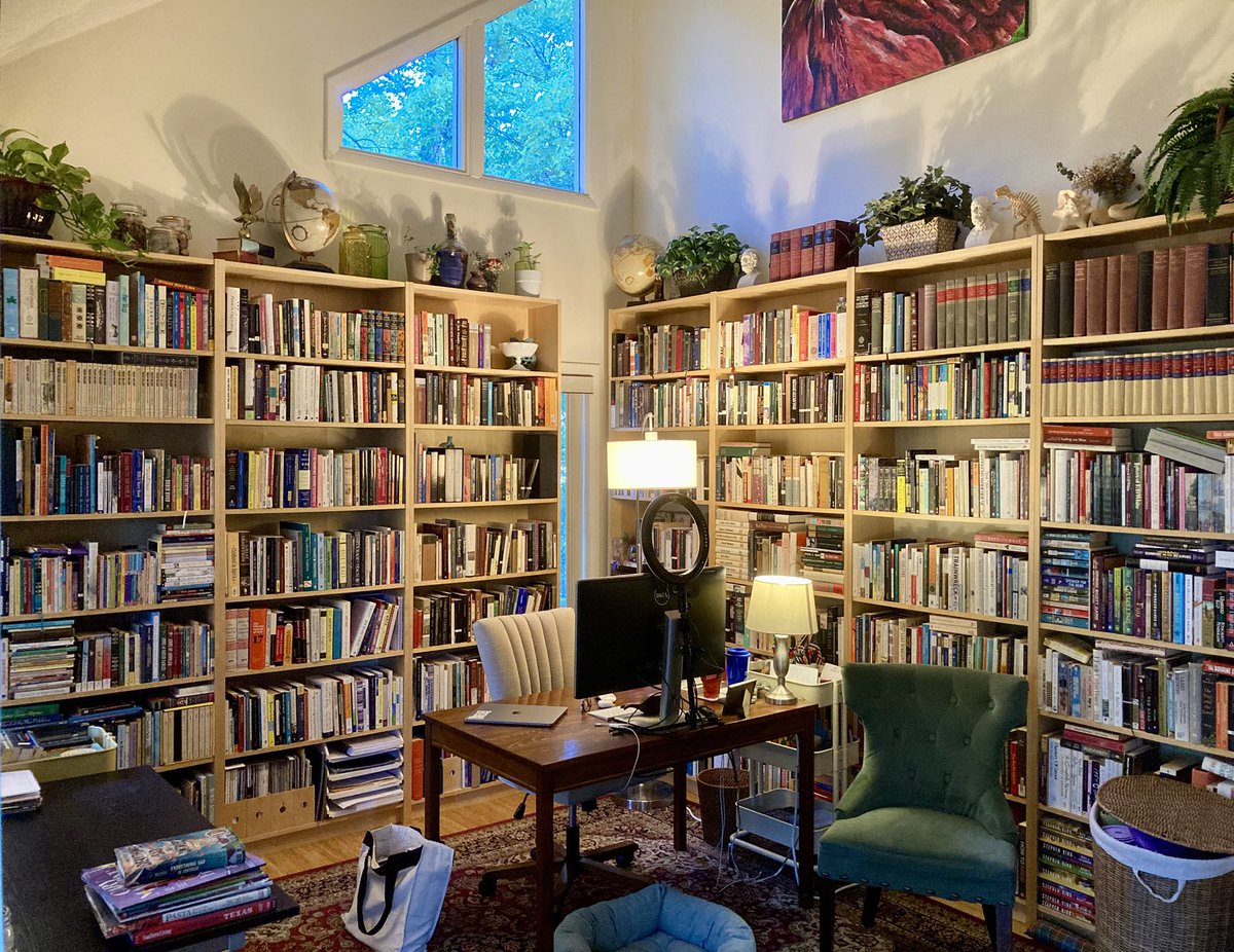 This one's mine. Dante bookcase on the third wall not pictured.