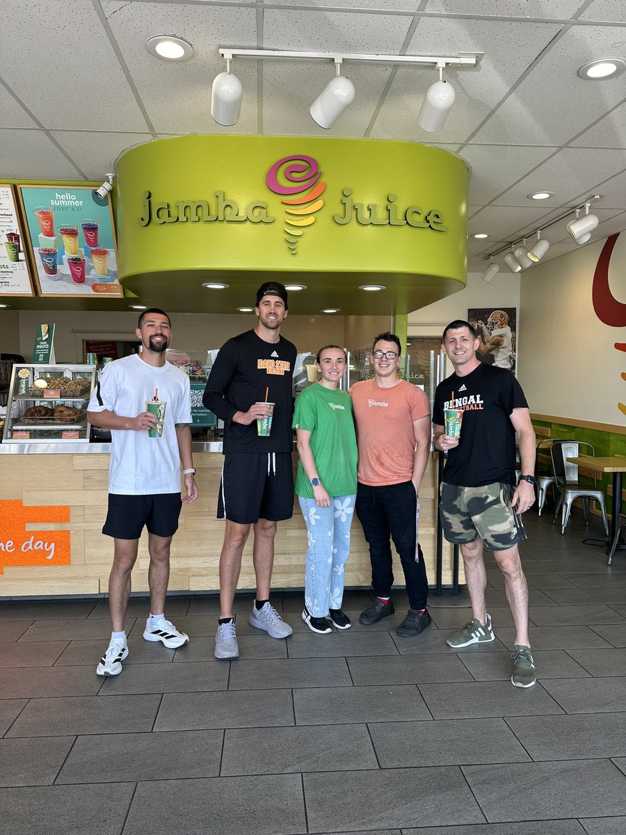Joe White (@coachwhiteisu) on Twitter photo Shoutout to <a href="/pokyjambajuice/">Poky Jamba Juice</a> and their awesome staff for the best juice in town! Thank you for your continued commitment to us! If youโre seeing this and youโre local, start your holiday weekend with some Jamba Juice! Go Bengals! Shoutout to <a href="/pokyjambajuice/">Poky Jamba Juice</a> and their awesome staff for the best juice in town! Thank you for your continued commitment to us! If youโre seeing this and youโre local, start your holiday weekend with some Jamba Juice! Go Bengals!